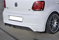 Volkswagen Polo 2010–2017 Zadný difúzor DPT (2010-2013, čierny lesklý) fotografia 1