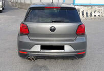 Volkswagen Polo 2010–2017 Zadný difúzor DPT (2014-2017, čierny lesk) fotografia 2