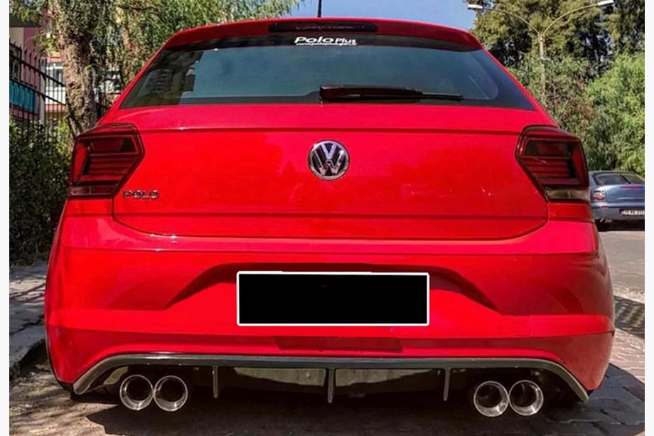Volkswagen Polo 2017– Zadný difúzor DPT V-2 (lesklá čierna) Image