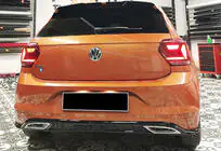 Volkswagen Polo 2017– Zadný difúzor DPT V-3 (čierny lesk) fotografia 4