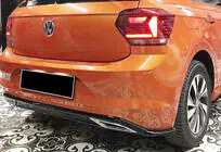 Volkswagen Polo 2017– Zadný difúzor DPT V-3 (čierny lesk) fotografia 3