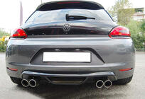 Volkswagen Scirocco 2008–2017 Zadný difúzor DPT V-1 (2008-2013, čierny lesk) fotografia 1