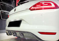 Volkswagen Scirocco 2008–2017 Zadný difúzor DPT V-5 (2014-2017, čierny lesklý) fotografia 3