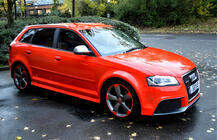 Audi A3 2003–2012 DPT bočné prahy (2005-2008, lesklá čierna) fotografia 1