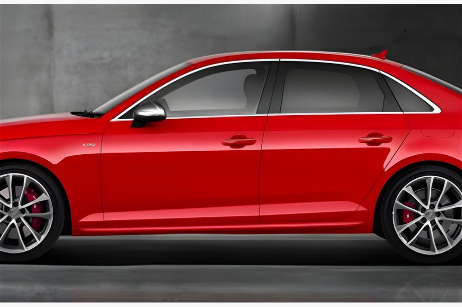 Audi A4 B8 2007–2015 Bočné prahy DPT V-2 (lesklá čierna) Image