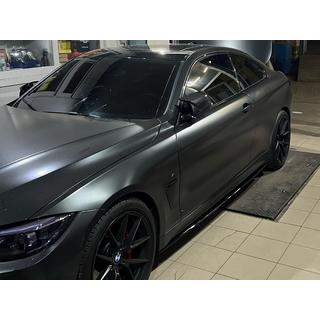 Bočné prahy DPT (lesklá čierna) BMW 4 séria F32/F33/F36 2012–2020 fotografia 4