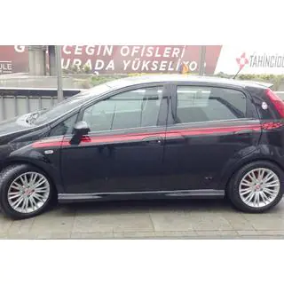 Bočné prahy DPT (2012-2018, na lakovanie) Fiat Punto Grande/EVO 2006–2018 fotografia 2