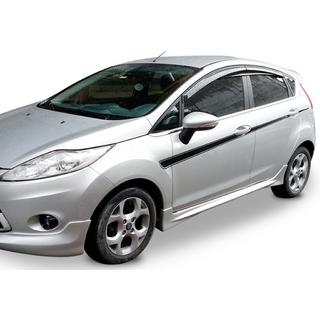 Bočné prahy DPT V-2 (HB, čierny lesklý) Ford Fiesta 2008–2017 fotografia 2