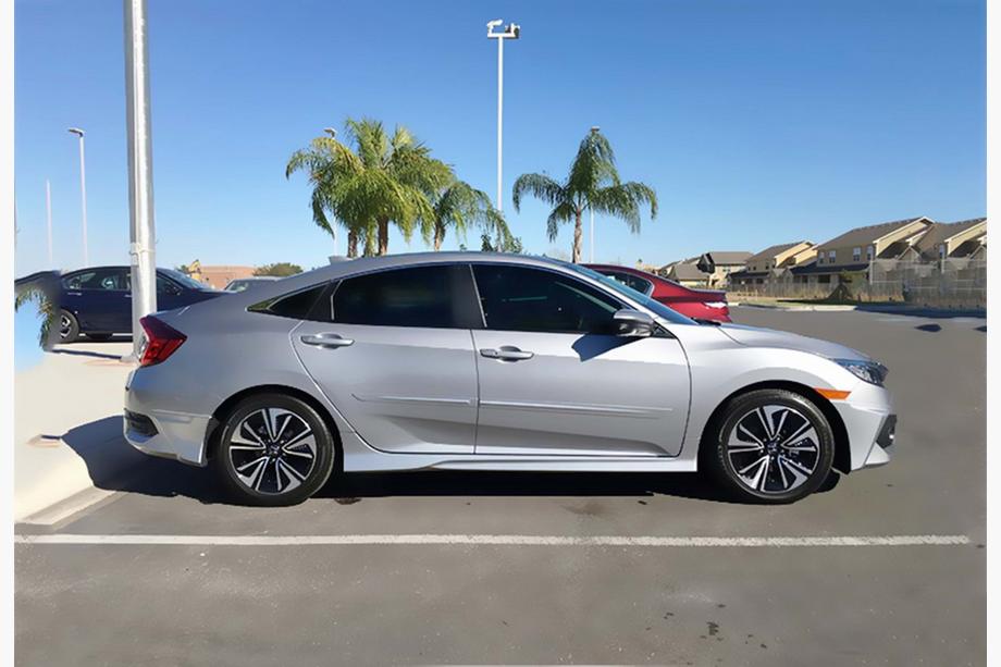 Honda Civic Sedan X 2016–2021 Bočné prahy DPT V-1 (na lakovanie) Fotografia 2