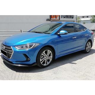 Bočné prahy DPT (lesklá čierna) Hyundai Elantra (AD) 2015–2020 fotografia 4