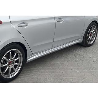 DPT bočné prahy (2014-2018, čierny lesk) Hyundai I-20 2014–2020 fotografia 4