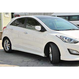 Bočné prahy DPT (lesklá čierna) Hyundai I-30 2012–2017 fotografia 1