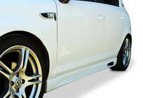 Opel Corsa D 2007–2014 Bočné prahy DPT V-2 (lesklá čierna) fotografia 1