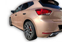 Seat Ibiza 2017– Bočné prahy DPT V-1 (čierny lesk) fotografia 3