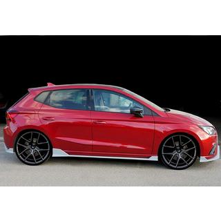 Bočné prahy DPT V-2 (lesklá čierna) Seat Ibiza 2017– fotografia 4