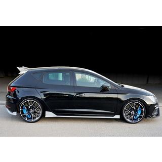 Bočné prahy DPT V-3 (2017-2020, čierny vysoký lesk) Seat Leon 2013–2020 fotografia 4