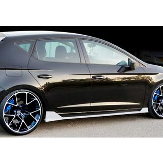 Bočné prahy DPT V-3 (2017-2020, čierny vysoký lesk) Seat Leon 2013–2020 fotografia 1