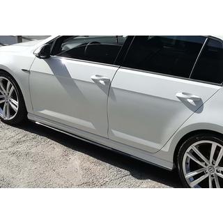 Bočné prahy DPT V-2 (lesklá čierna) Volkswagen Golf 7/E-Golf 2012–2020 fotografia 1