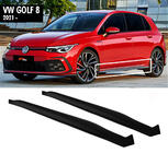 Volkswagen Golf 8 2019– Bočné prahy DPT V-2 (lesklá čierna) fotografia 1