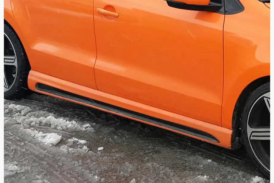 Volkswagen Polo 2010–2017 Bočné prahy DPT V-4 (na lakovanie) Image