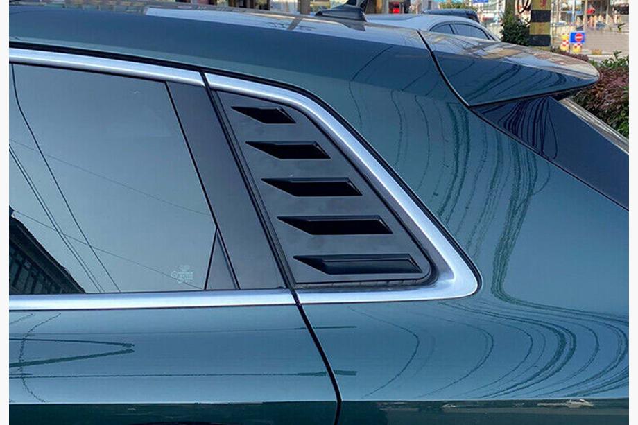 Audi A3 2012–2020 Kryty zadných bočných okien DPT V-1 (lesklá čierna, 2 ks) Image