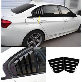 Lišty na zadné okná DPT (čierny lesk, 2 ks) BMW rad 3 F30/F31 2012–2019