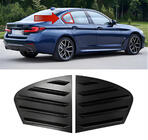 BMW 5. rad G30/G31 2017–2023 Lišty na zadné okná DPT (čierny lesk, 2 ks) fotografia 1