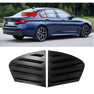 Lišty na zadné okná DPT (čierny lesk, 2 ks) BMW 5. rad G30/G31 2017–2023