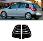 Volkswagen Golf 5 2003–2009 Lišty na zadné okná DPT (čierny lesk, 2 ks) fotografia 1
