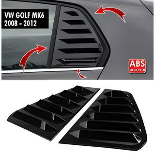 Kryty zadných bočných okien DPT V-1 (lesklá čierna, 2 ks) Volkswagen Golf 6 2008–2014