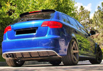 Audi A3 2003–2012 Spojler DPT V-2 (2003-2008, lesklá čierna) fotografia 1
