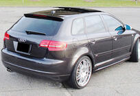 Audi A3 2003–2012 Spojler DPT V-4 (lesklá čierna) fotografia 4