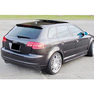 Spojler DPT V-4 (lesklá čierna) Audi A3 2003–2012 fotografia 4
