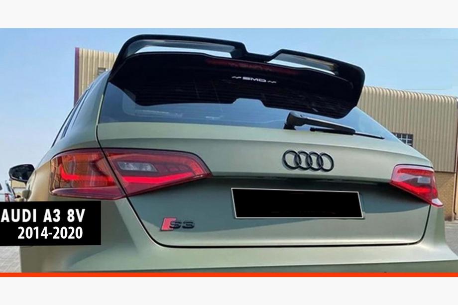 Audi A3 2012–2020 Spojler DPT V-3 (HB, 5-dverový, čierny lesk) Image