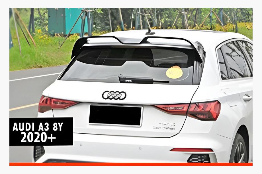 Audi A3 2020– Spojler DPT V-2 (HB, čierny vysoký lesk) Image