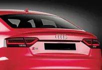 Audi A5 2007–2015 Spojler DPT V-2 (pre Sedan, lesklá čierna) fotografia 4