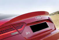 Audi A5 2007–2015 Spojler DPT V-2 (pre Sedan, lesklá čierna) fotografia 6