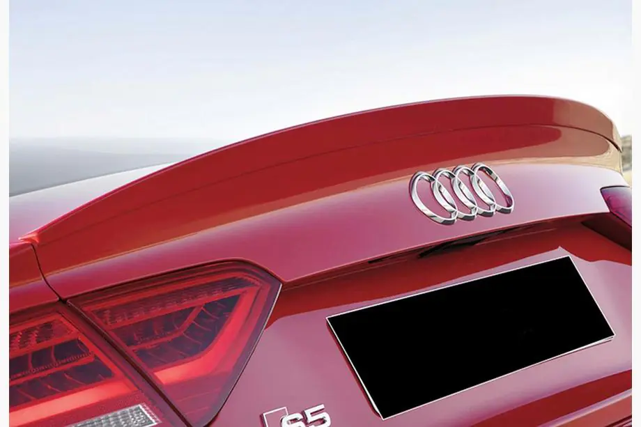 Audi A5 2007–2015 Spojler DPT V-2 (pre Sedan, lesklá čierna) Image