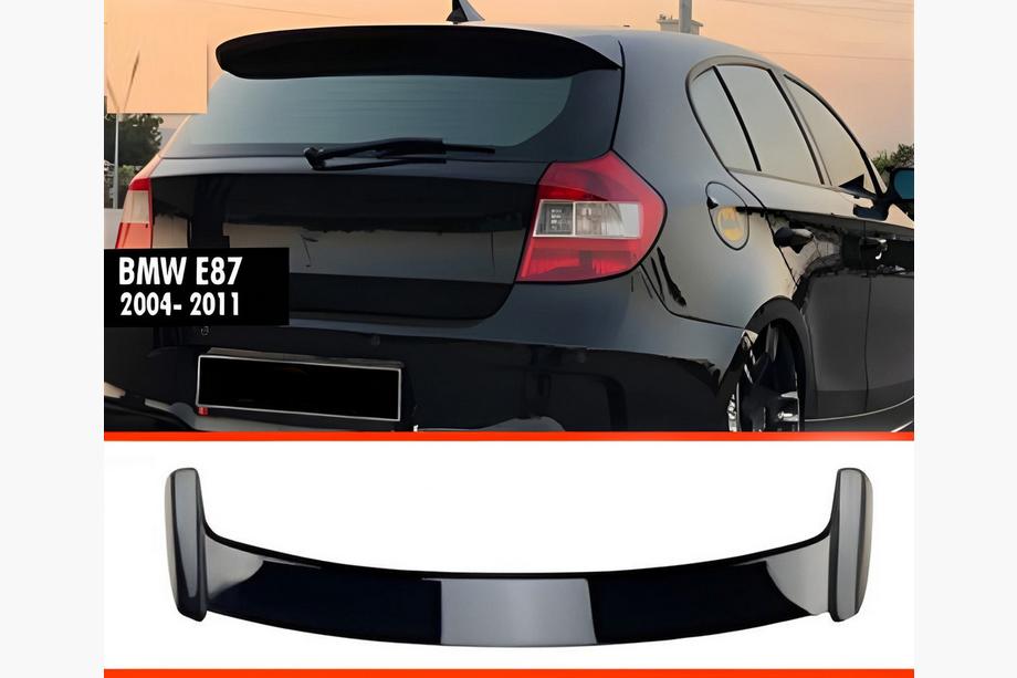 BMW 1 Series E81/E82/E87/E88 2004–2011 Spojler DPT (pre E81/E87, čierny lesklý) Fotografia 1
