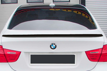 BMW 3 rad E90/E91 2005–2011 Spojler M3-Style (pre E90, čierny lesklý) fotografia 4