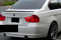 BMW 3 rad E90/E91 2005–2011 Spojler M3-Style (pre E90, čierny lesklý) fotografia 6