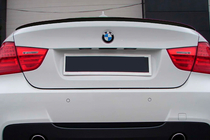 BMW 3 rad E90/E91 2005–2011 Spojler M3-Style (pre E90, čierny lesklý) fotografia 3