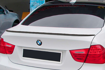 BMW 3 rad E90/E91 2005–2011 Spojler M3-Style (pre E90, čierny lesklý) fotografia 5
