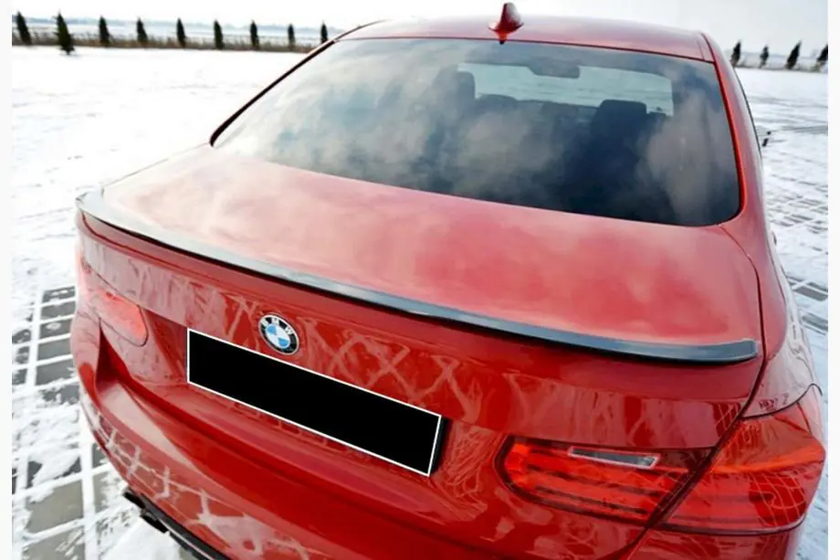 BMW rad 3 F30/F31 2012–2019 MXD-Style spojler (pre F30/F80, lesklá čierna) Fotografia 1
