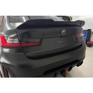 PSM-Style spojler (pre G20/G80, lesklá čierna) BMW 3. rad G20/G21 2018– fotografia 1