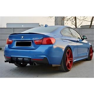 Spojler M4-Style V2 (pre F32, čierny lesklý) BMW 4 séria F32/F33/F36 2012–2020