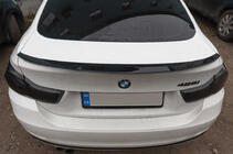 BMW 4 séria F32/F33/F36 2012–2020 Spojler v štýle PSM (pre F32, lesklá čierna) fotografia 5