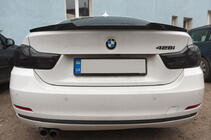BMW 4 séria F32/F33/F36 2012–2020 Spojler v štýle PSM (pre F32, lesklá čierna) fotografia 9