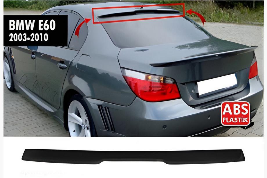 BMW 5. rad E60/E61 2003–2010 Spojler na zadné okno DPT V-3 (čierny lesklý) Image