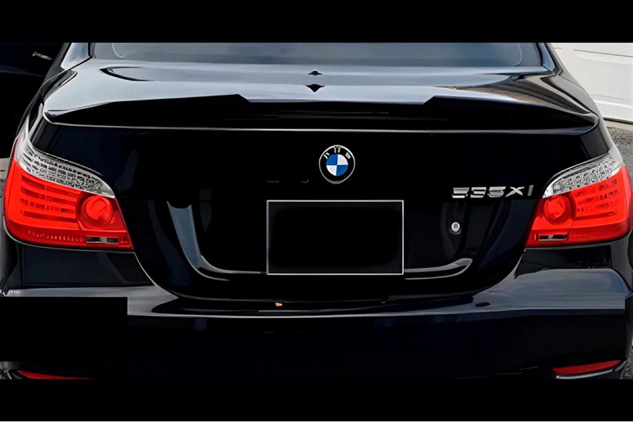 BMW 5. rad E60/E61 2003–2010 Spojler v štýle PSM (čierny lesk) Image